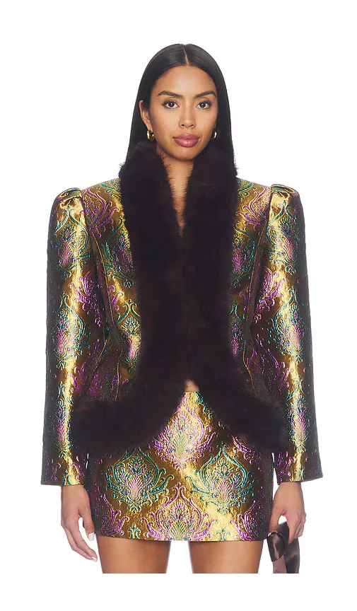 Delphira Brocade Jacket by Retrofête