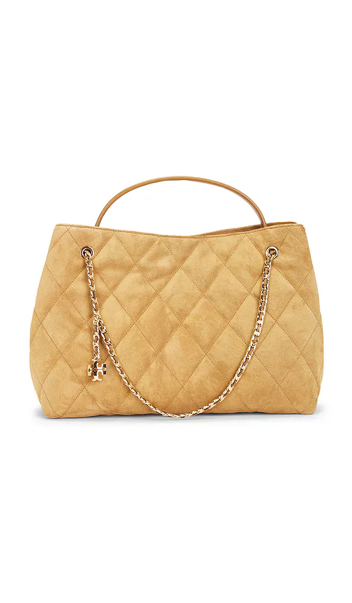Fleming Suede Carryall by Tory Burch