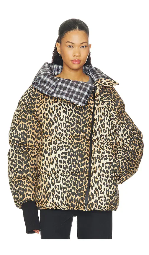 Future Nylon Printed Quilt Puffer by GANNI