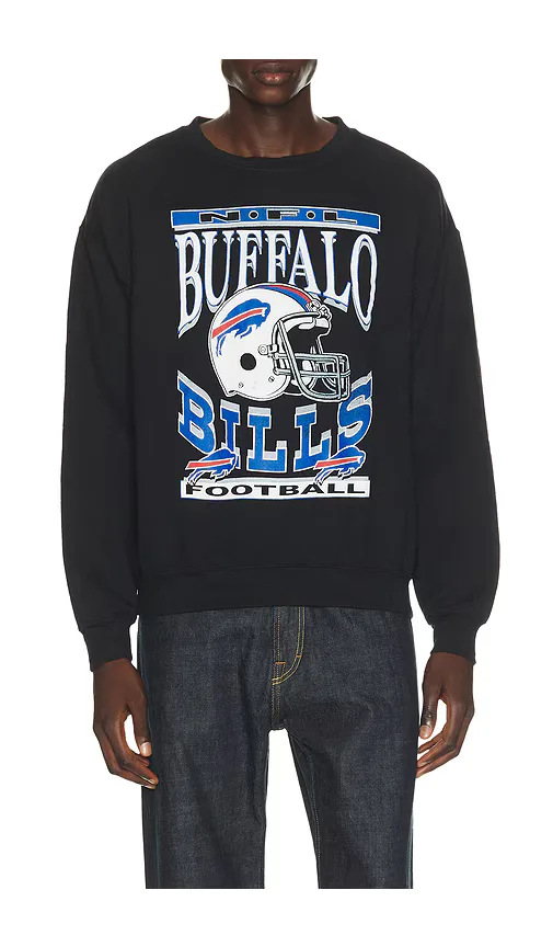 Bills Helmet Crew Fleece Sweatshirt by Junk Food