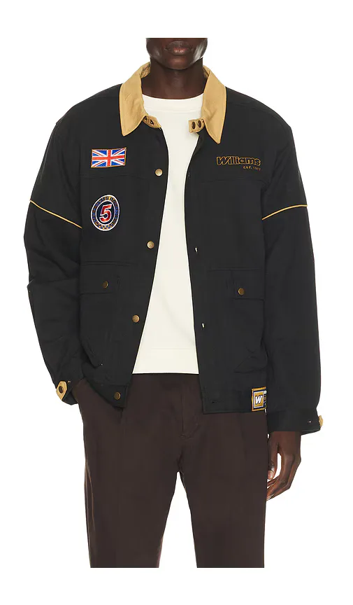 Atlassian Williams Formula 1 Oversized Pipeline Canvas Jacket by Atlassian Williams Formula 1