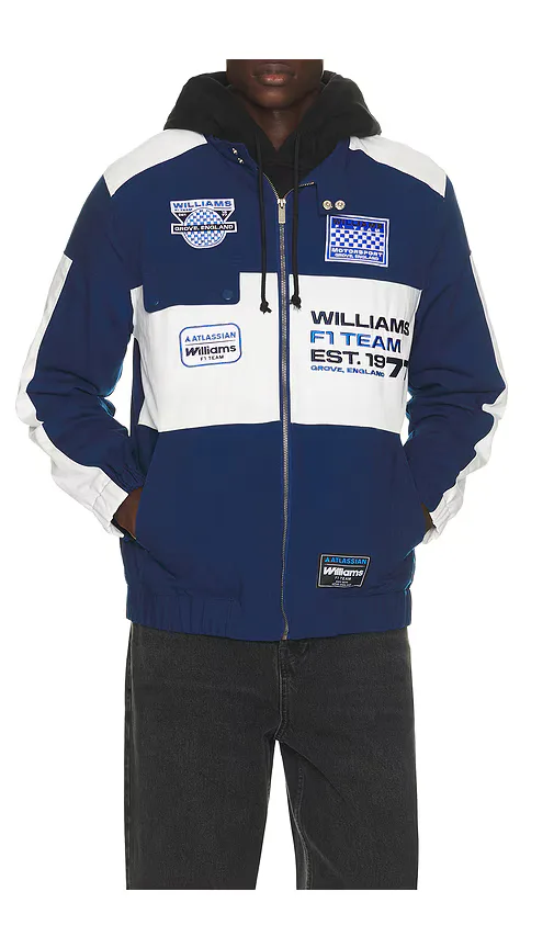Atlassian Williams Formula 1 Racing Jacket by Atlassian Williams Formula 1