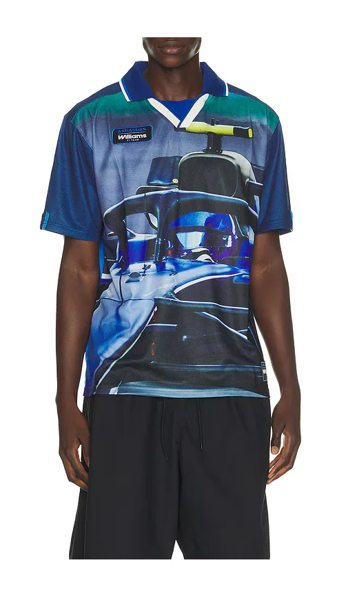 Atlassian Williams Formula 1 Johnny Collar Jersey by Atlassian Williams Formula 1