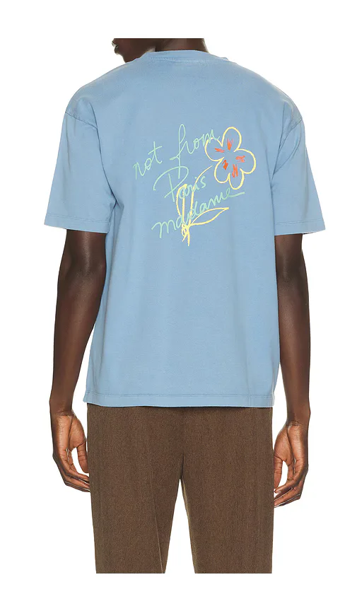 Esquisse Slogan Tee Shirt by Drle De Monsieur