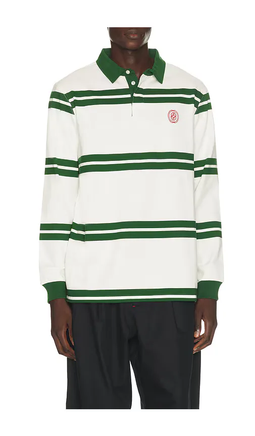 D Ornament Striped Polo by Drle De Monsieur