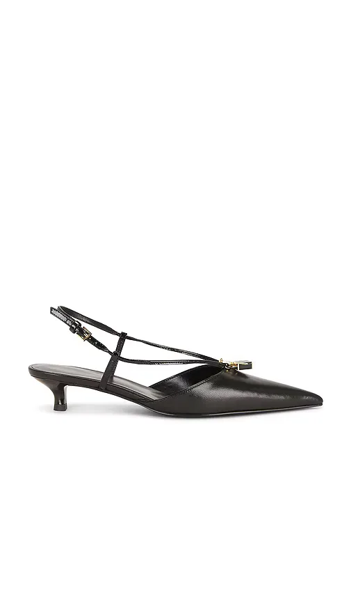 Lock Low Heel Pump by Tory Burch