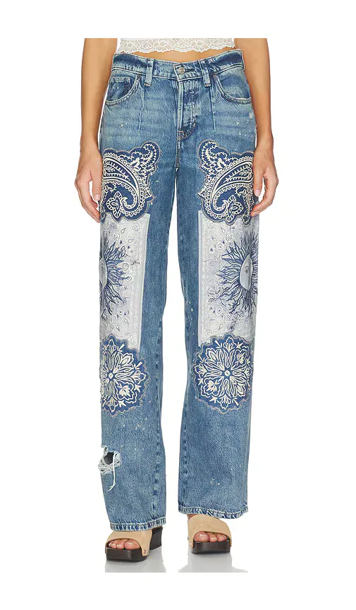 Free People x We the Free Reverie Patchwork Jean by Free People