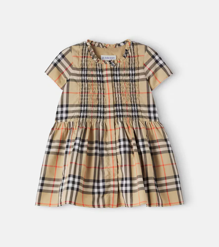 Burberry Check Cotton Dress by Burberry