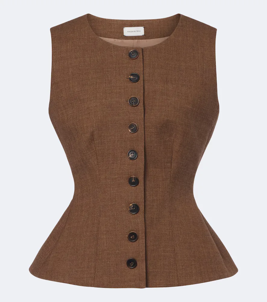 Virgin Wool Vest by Magda Butrym