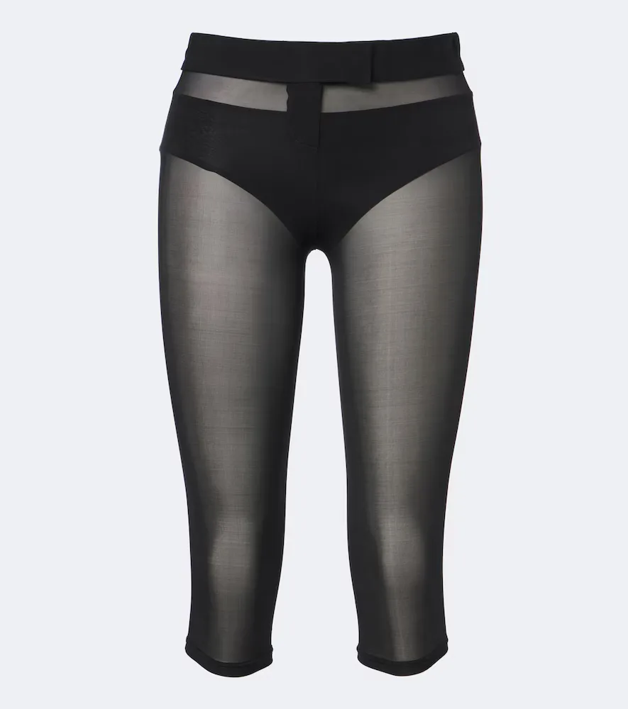 Sheer Capri Pants and Briefs Set by Magda Butrym