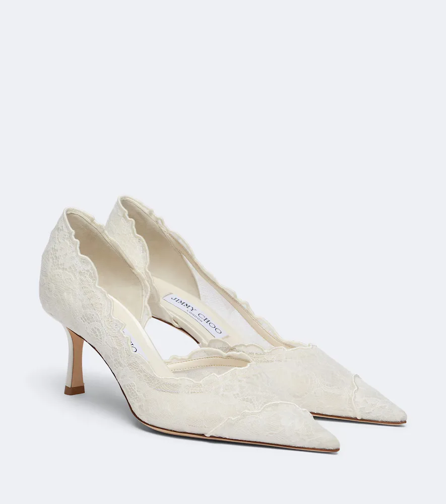 Bridal Faiz Lace Pumps by Jimmy Choo