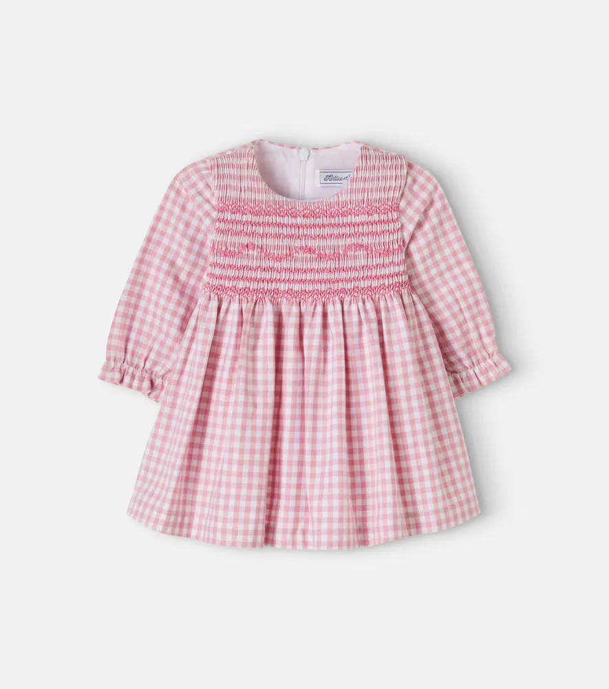 Smocked Gingham Cotton-Blend Dress by Tartine Et Chocolat