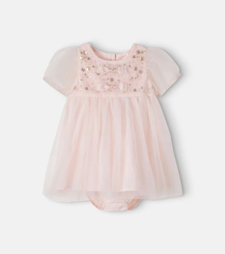 Powder Stuff Tulle Dress and Bloomers Set by Tutu Du Monde