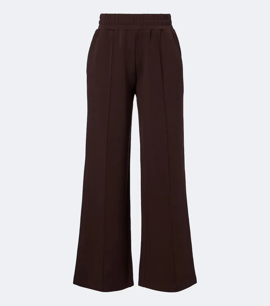 Jersey Wide-Leg Pants