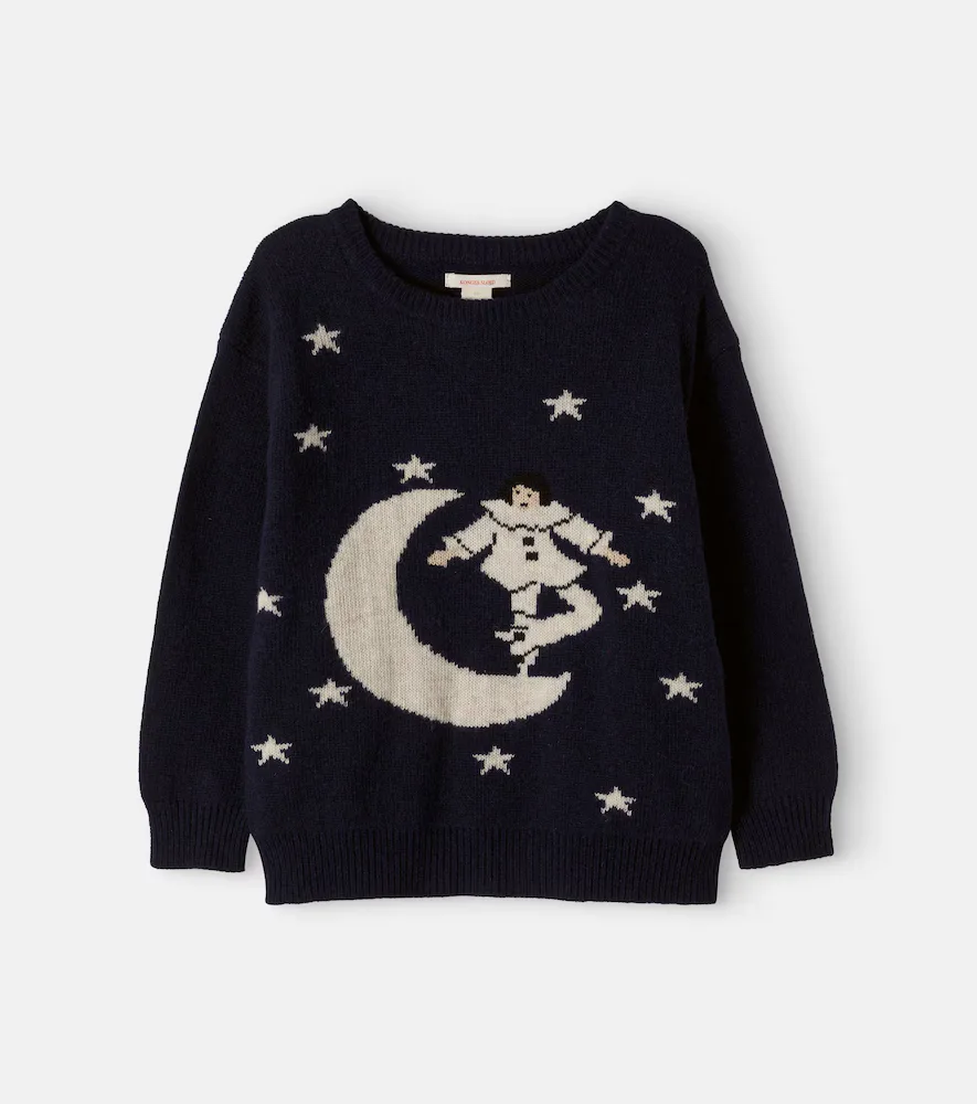 Billi Intarsia Wool-Blend Sweater by Konges Slojd