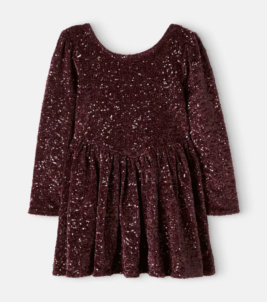 Viola Sequined Velvet Dress by Konges Slojd