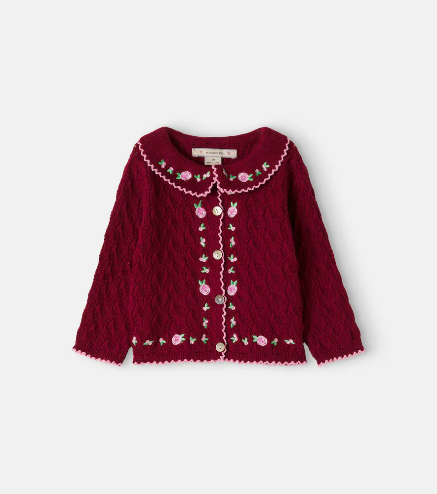 Rosier Cotton, Wool, and Cashmere Cardigan by Konges Slojd