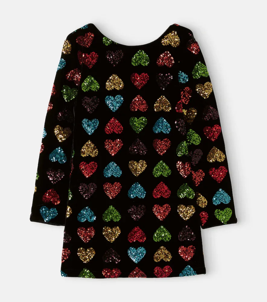 Cuore Sequined Velvet Dress by Konges Slojd