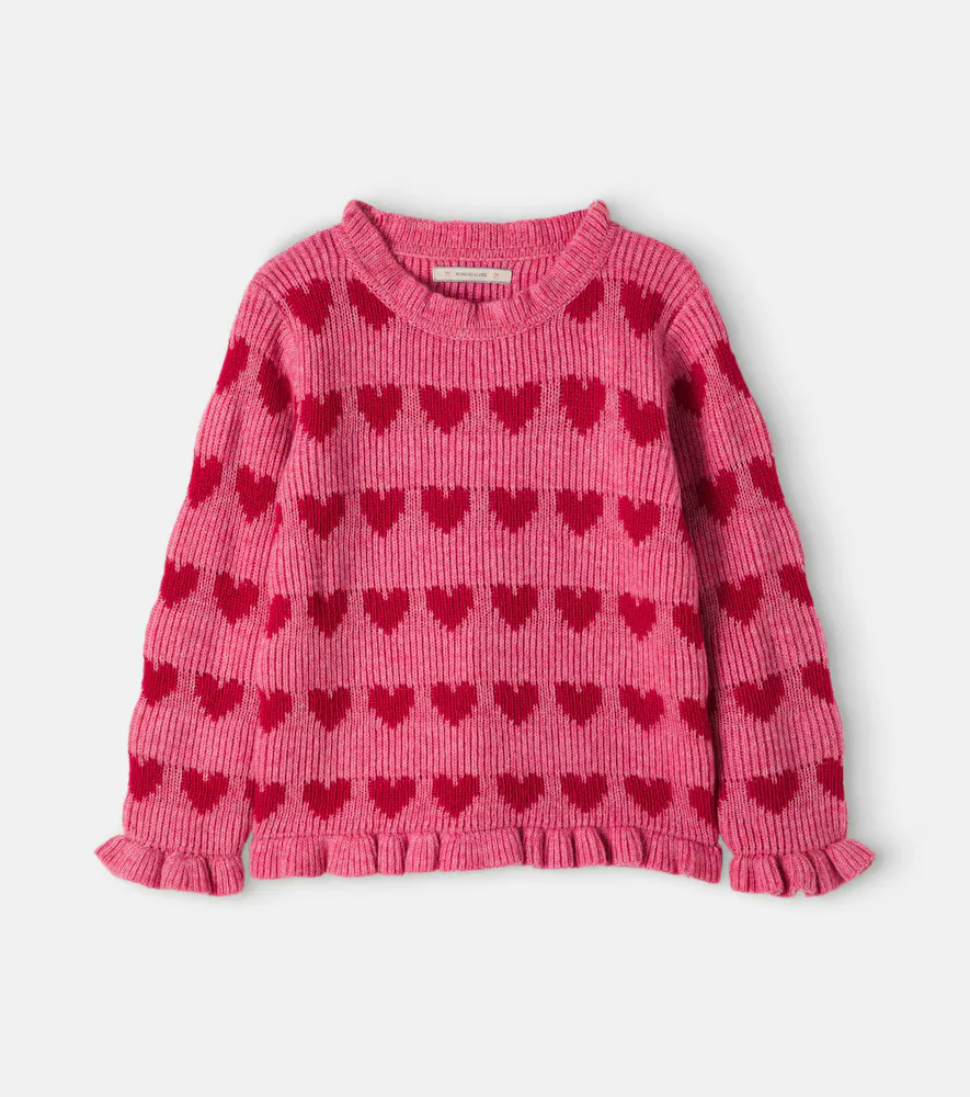 Laula Intarsia Wool-Blend Sweater by Konges Slojd