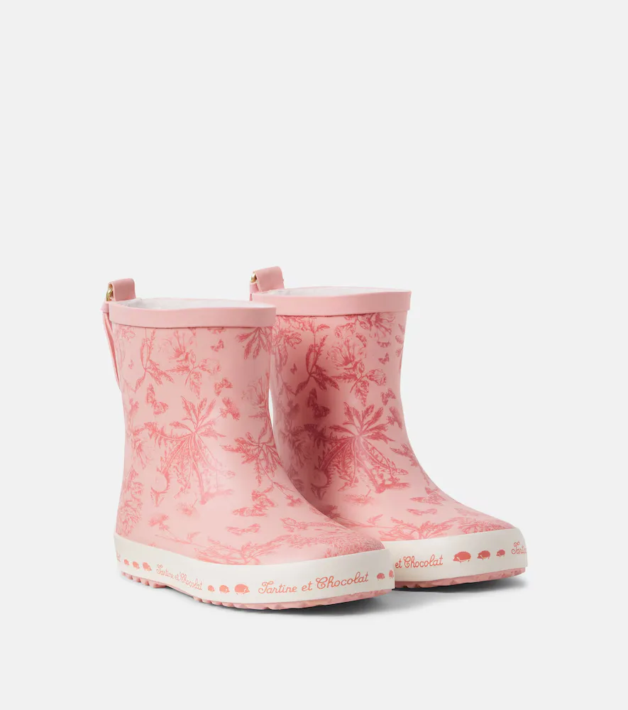 Printed Rain Boots by Tartine Et Chocolat