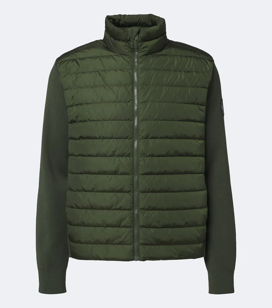 Hybridge Flavio Down-Paneled Wool Cardigan by Canada Goose