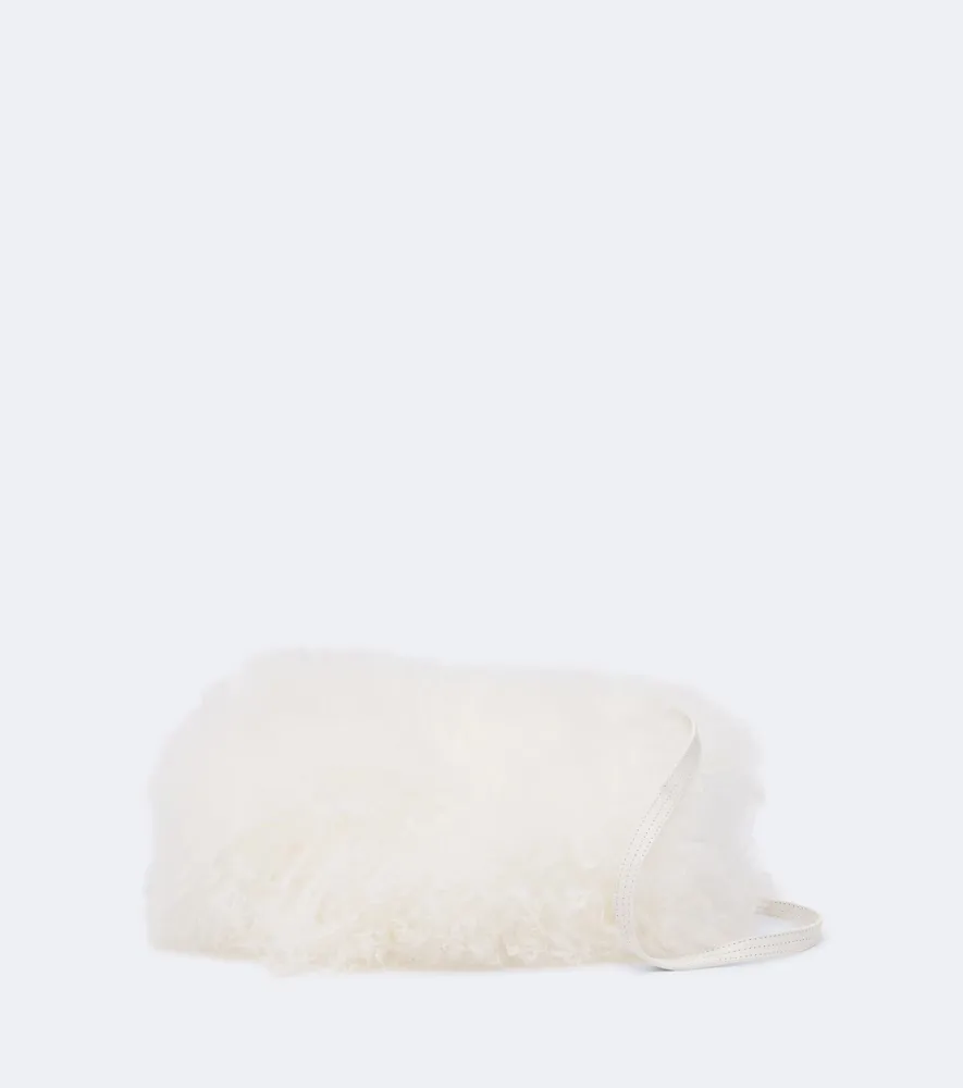 Manchon Small Shearling Crossbody Bag by Yves Salomon