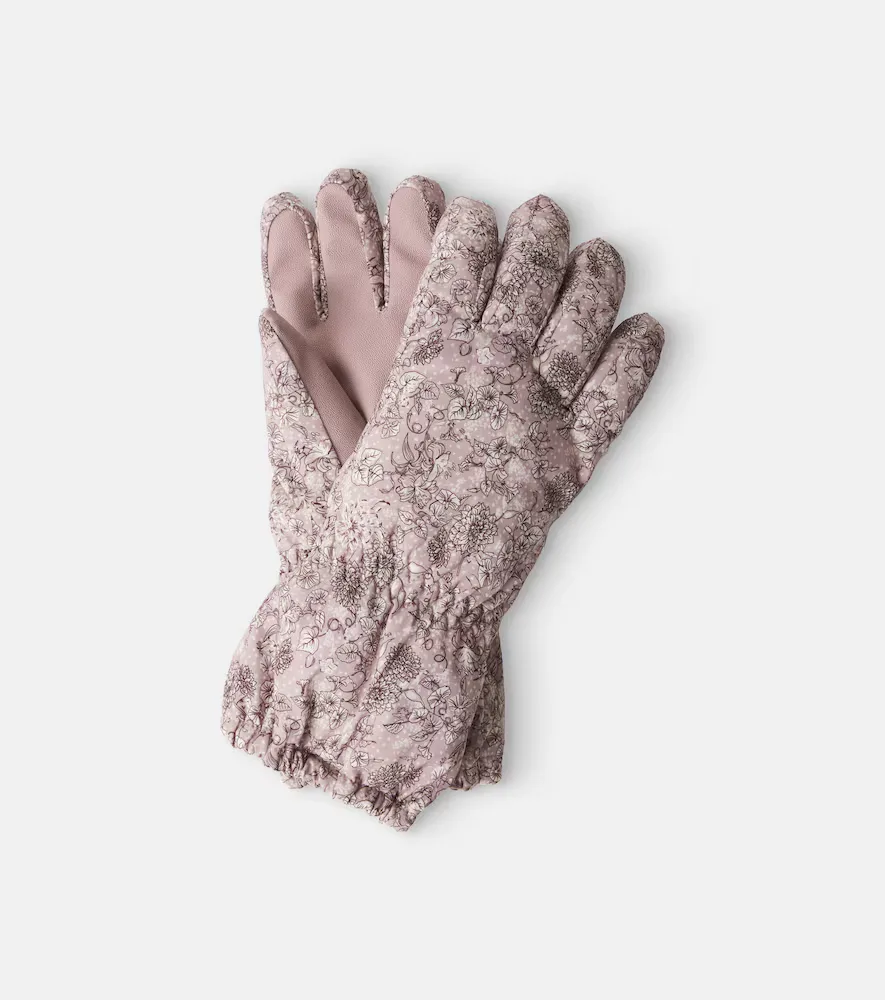 Skiski Floral Ski Gloves by Wheat