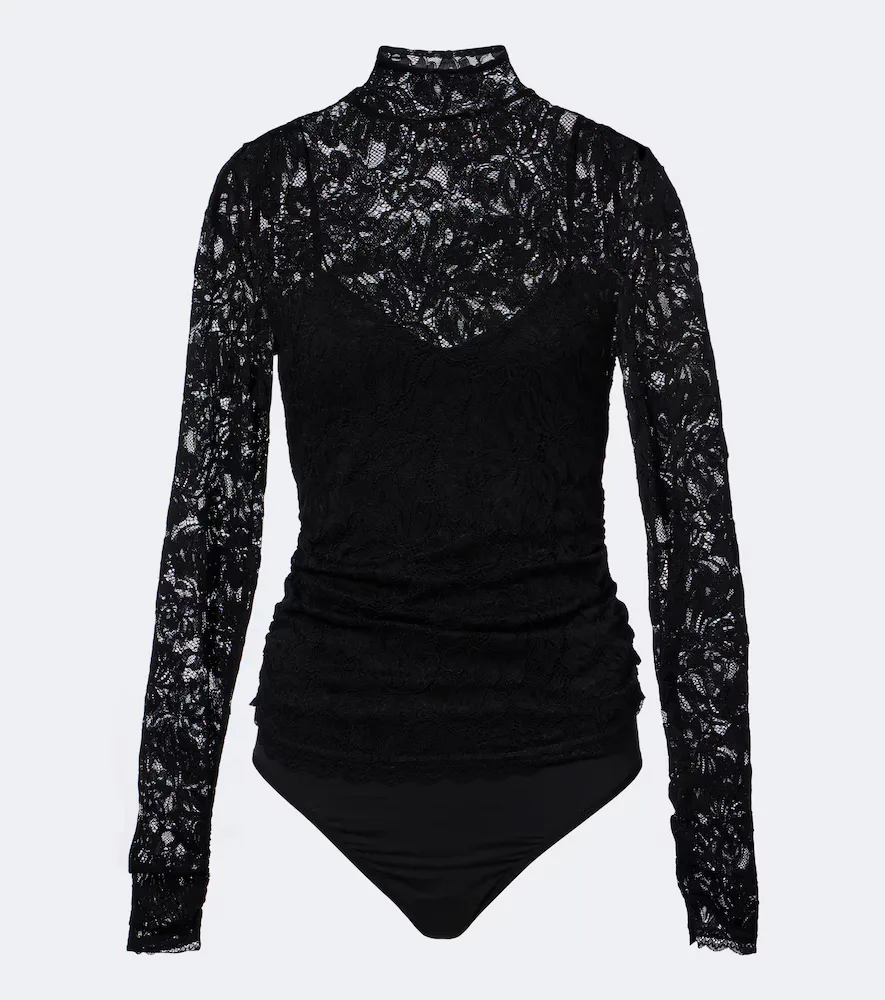 Zurie Lace Bodysuit by Simkhai