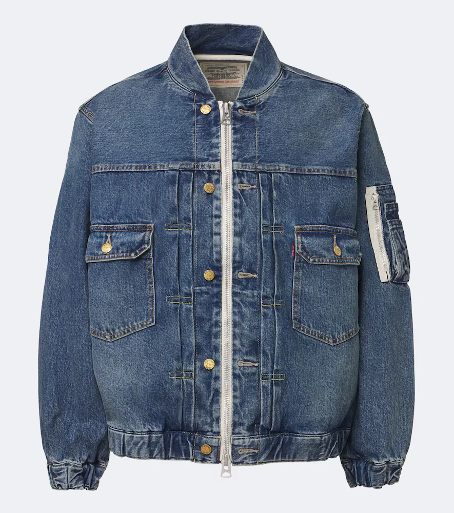 Denim Bomber Jacket by Sacai