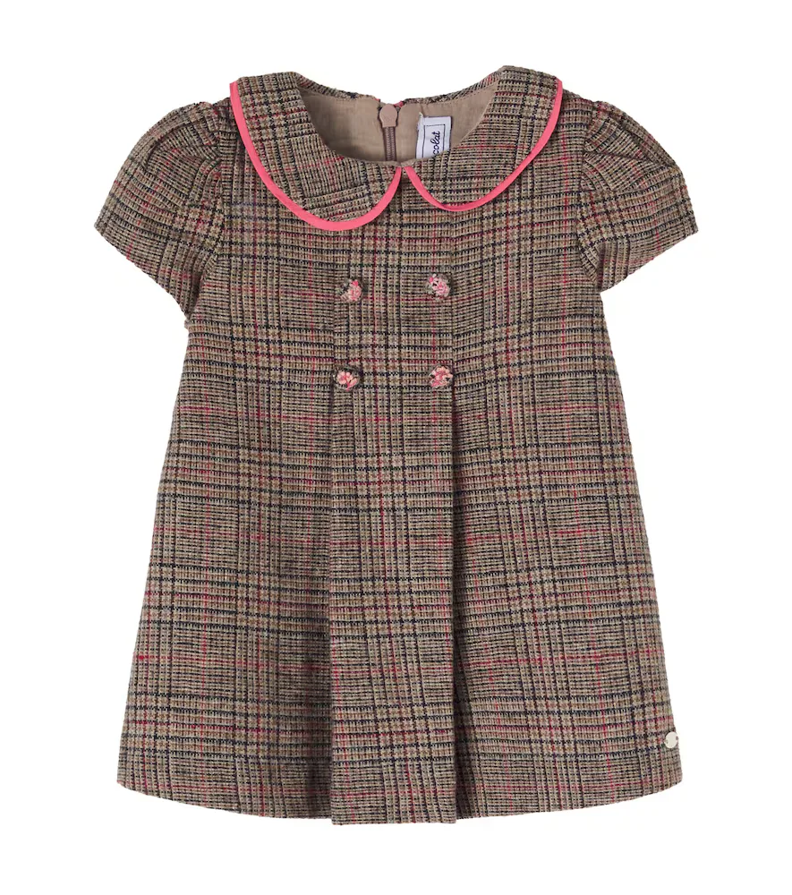 Baby Prince of Wales Check Dress by Tartine Et Chocolat