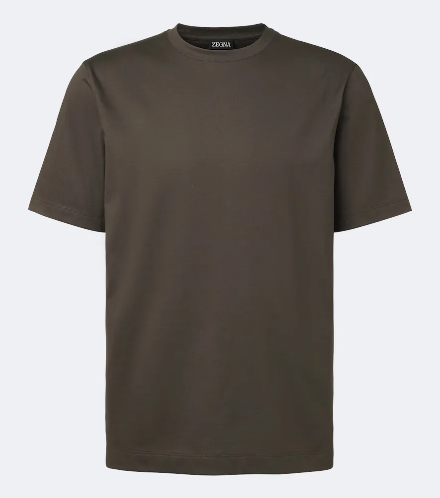 Cotton Jersey T-Shirt by Zegna