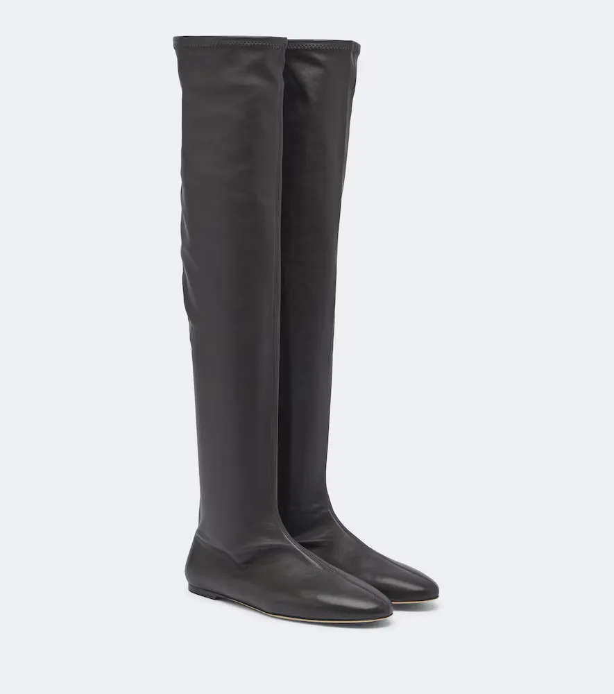 Leather Over-the-Knee Boots