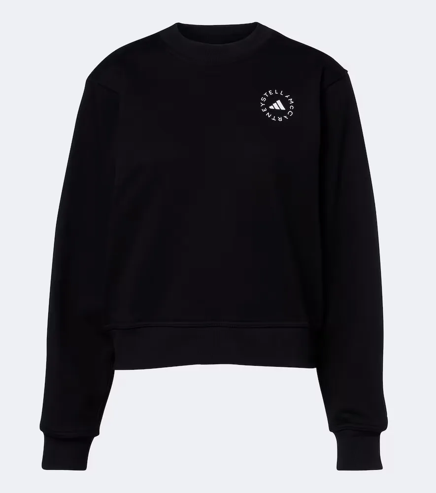 Adidas by Stella McCartney Logo Cotton Jersey Sweatshirt by adidas