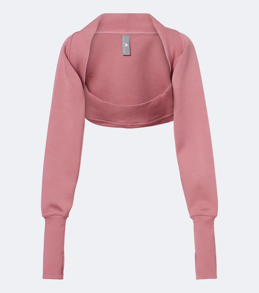 Adidas by Stella McCartney Cotton-Blend Fleece Shrug by adidas