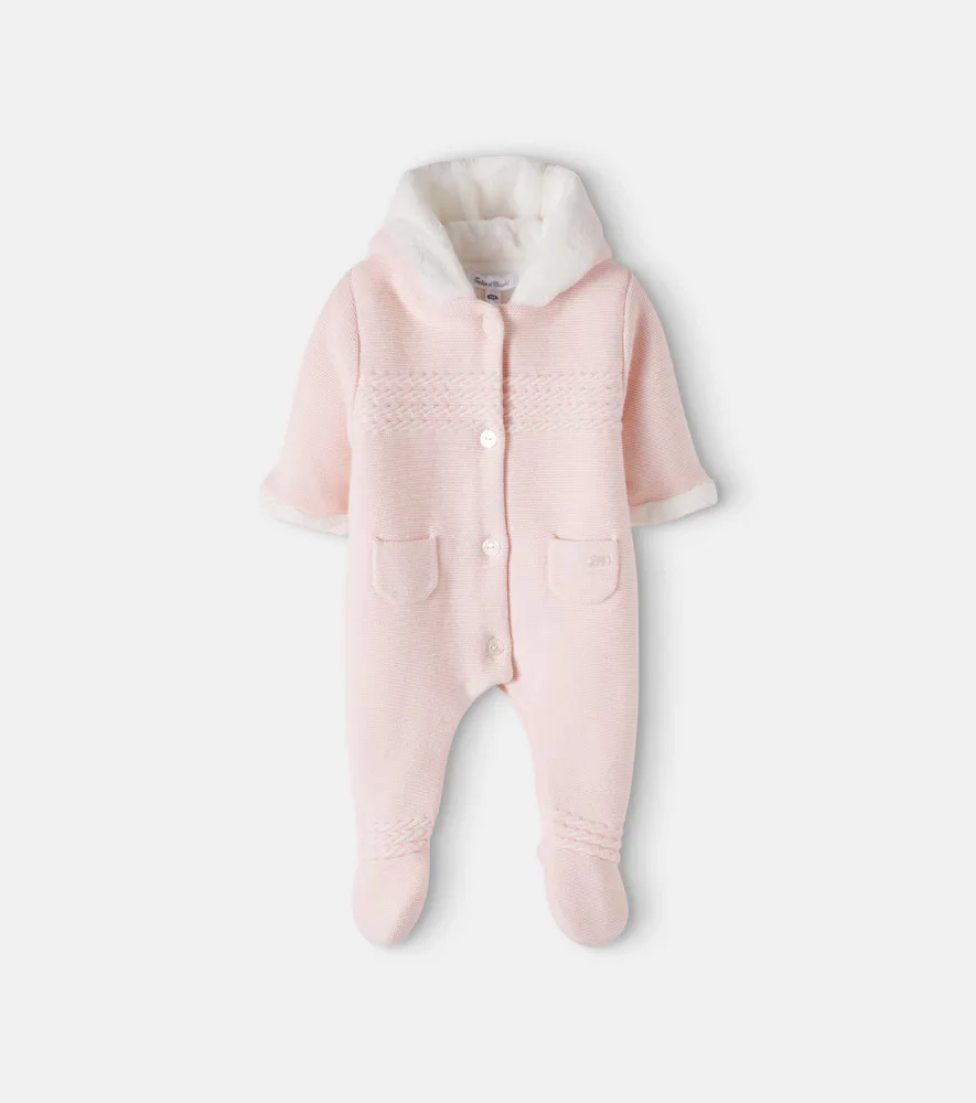 Baby Cotton, Wool and Cashmere Onesie by Tartine Et Chocolat