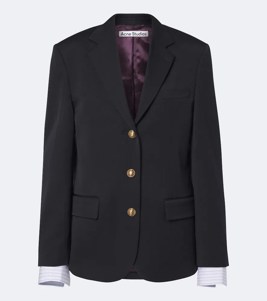 Layered Wool Blazer