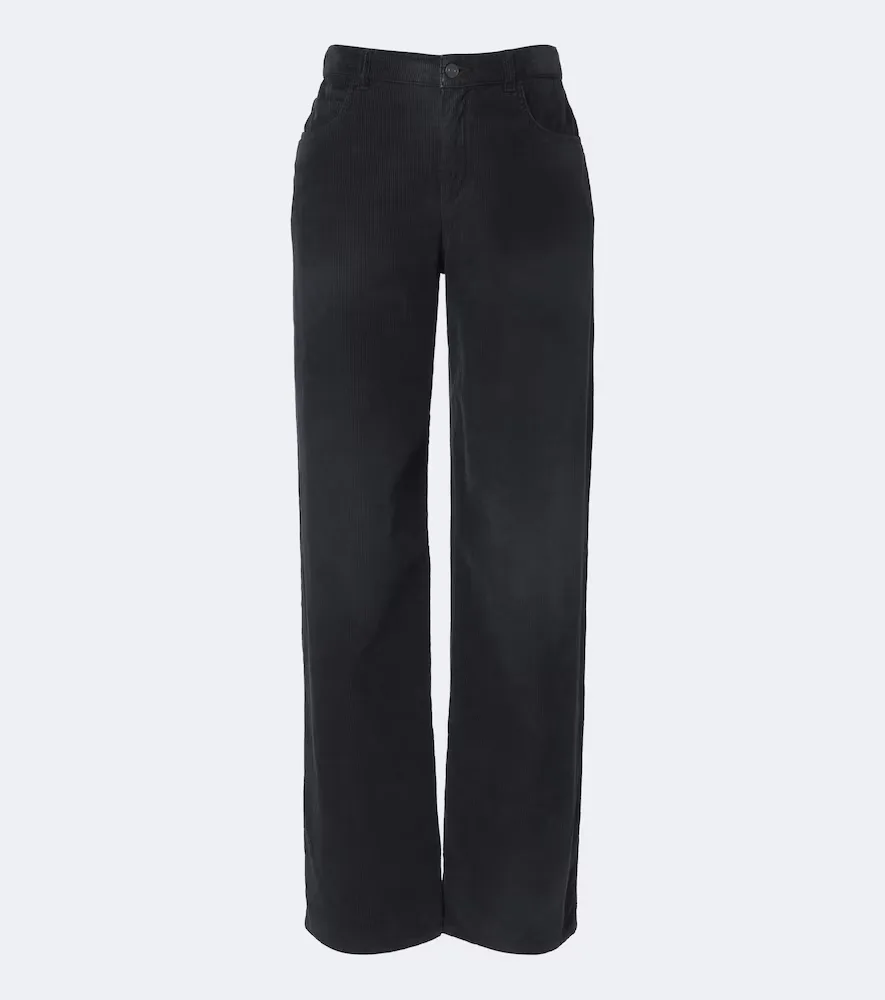 Eglitta Cotton Corduroy Wide-Leg Pants