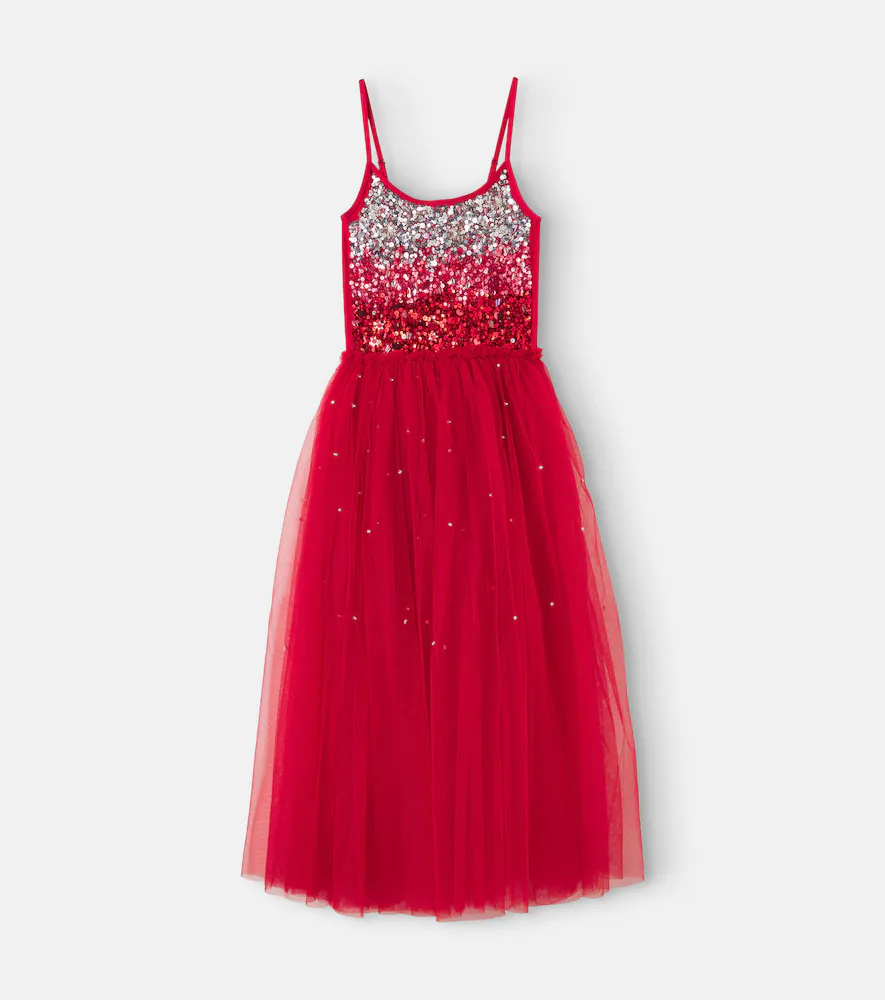 Winter Waltz Sequined Tulle Dress by Tutu Du Monde