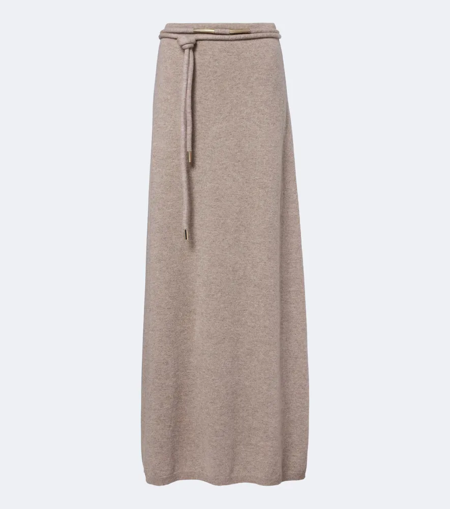 Knitted Cashmere Maxi Skirt by Max Mara