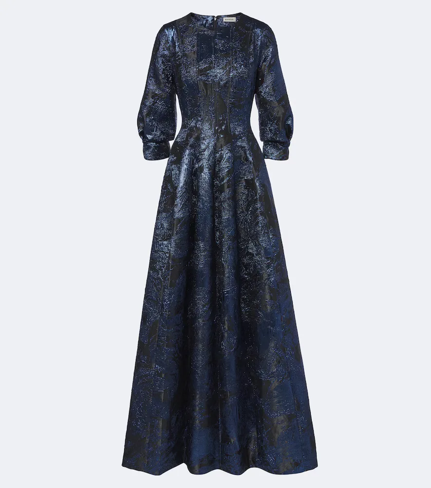 Claravelle Jacquard Gown by Simkhai