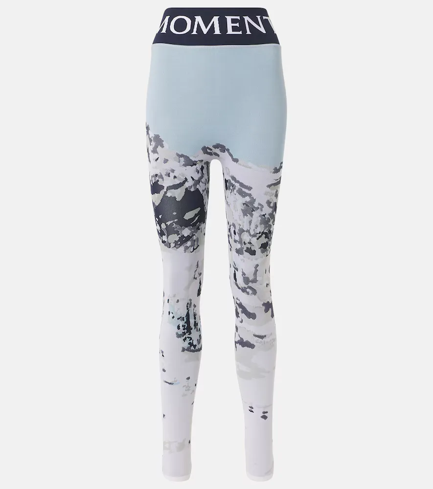 High-Rise Jacquard Leggings by Perfect Moment