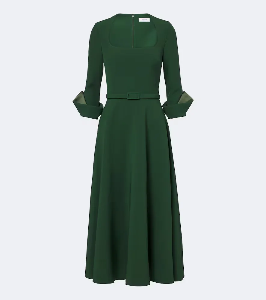 Ellis Crpe Cocktail Dress by Safiyaa