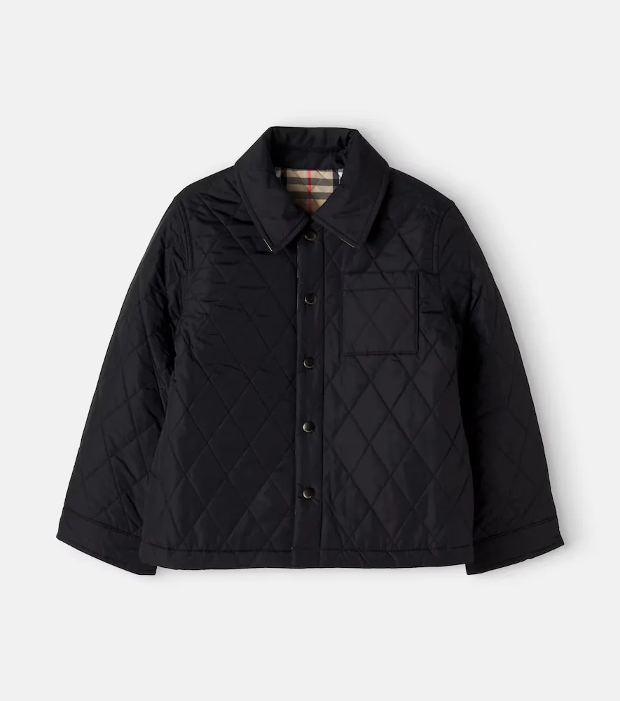 Burberry Check Reversible Quilted Jacket by Burberry