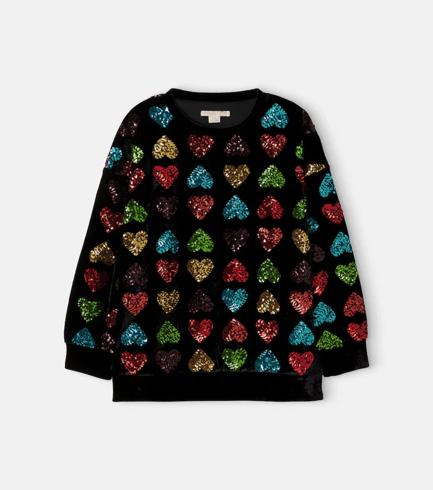 Cuore Sequined Sweatshirt by Konges Slojd