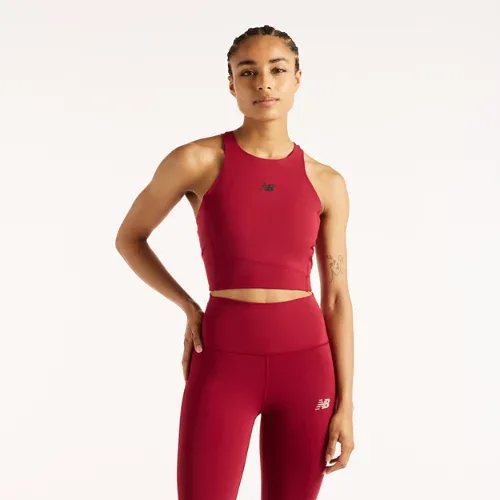 RC Elite Storage Crop Tank Top by New Balance