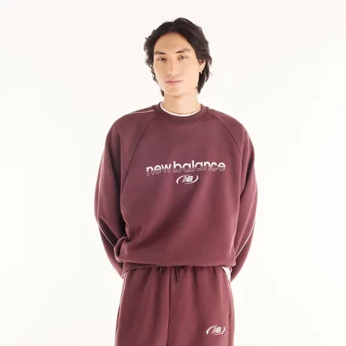 Trackside Fleece Crew Shirt by New Balance