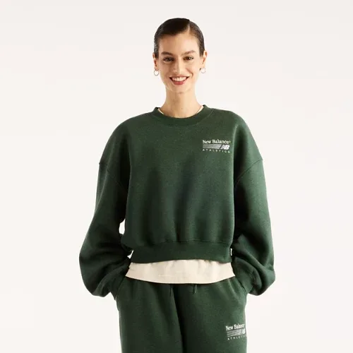 Trackside Fleece Crew Shirt by New Balance