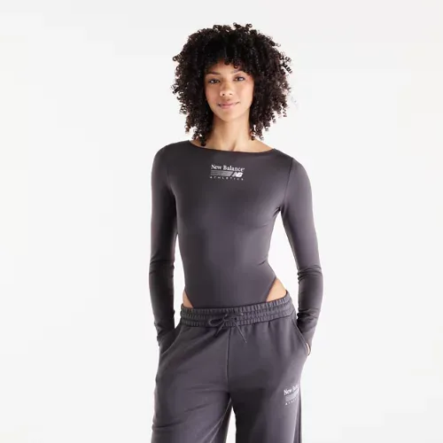 Trackside Long Sleeve Bodysuit by New Balance