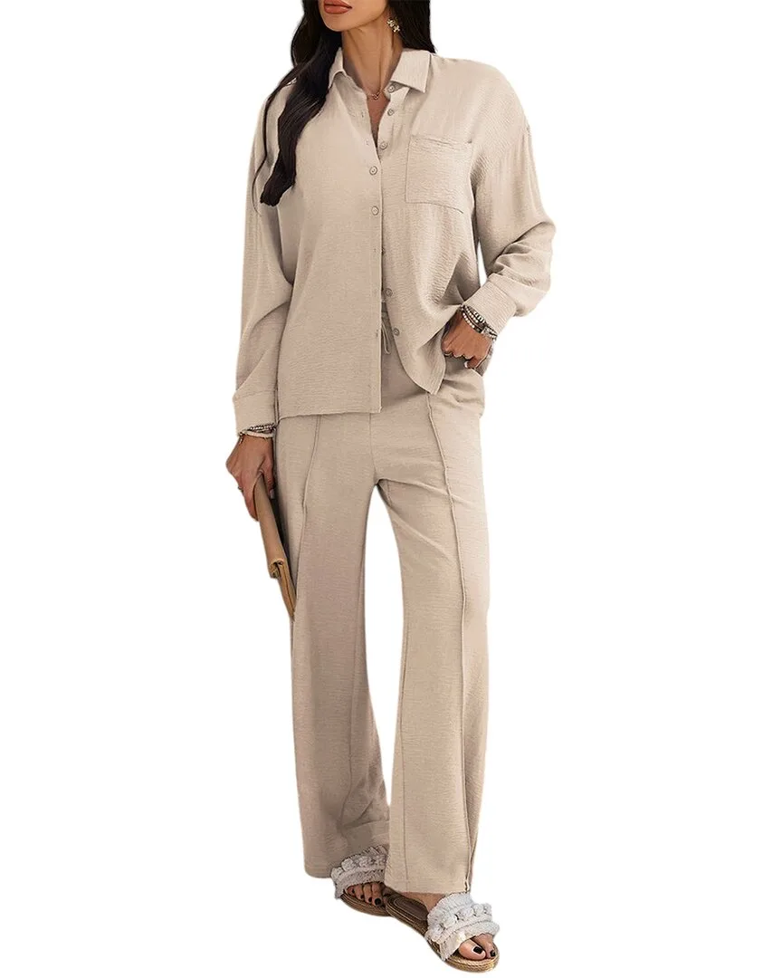 2Pc Shirt & Pant Set by Luna Tuccini