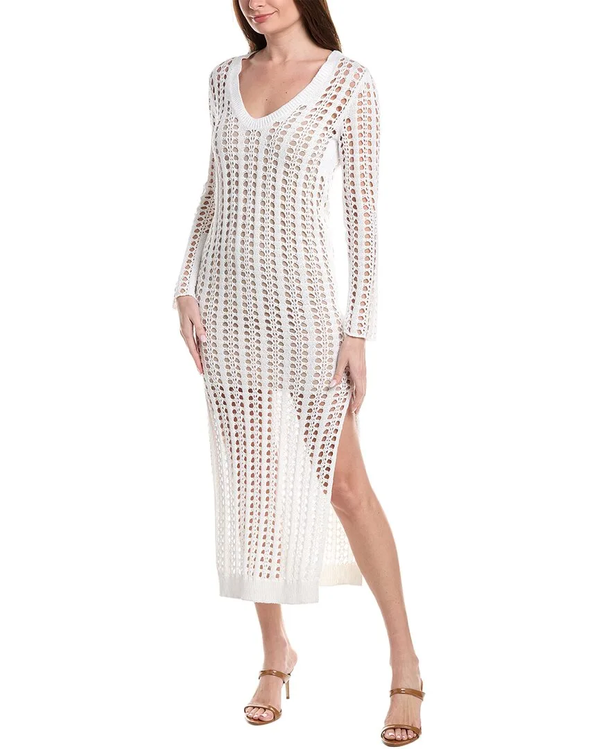 Knit Linen & Silk-Blend Sweaterdress by Brunello Cucinelli